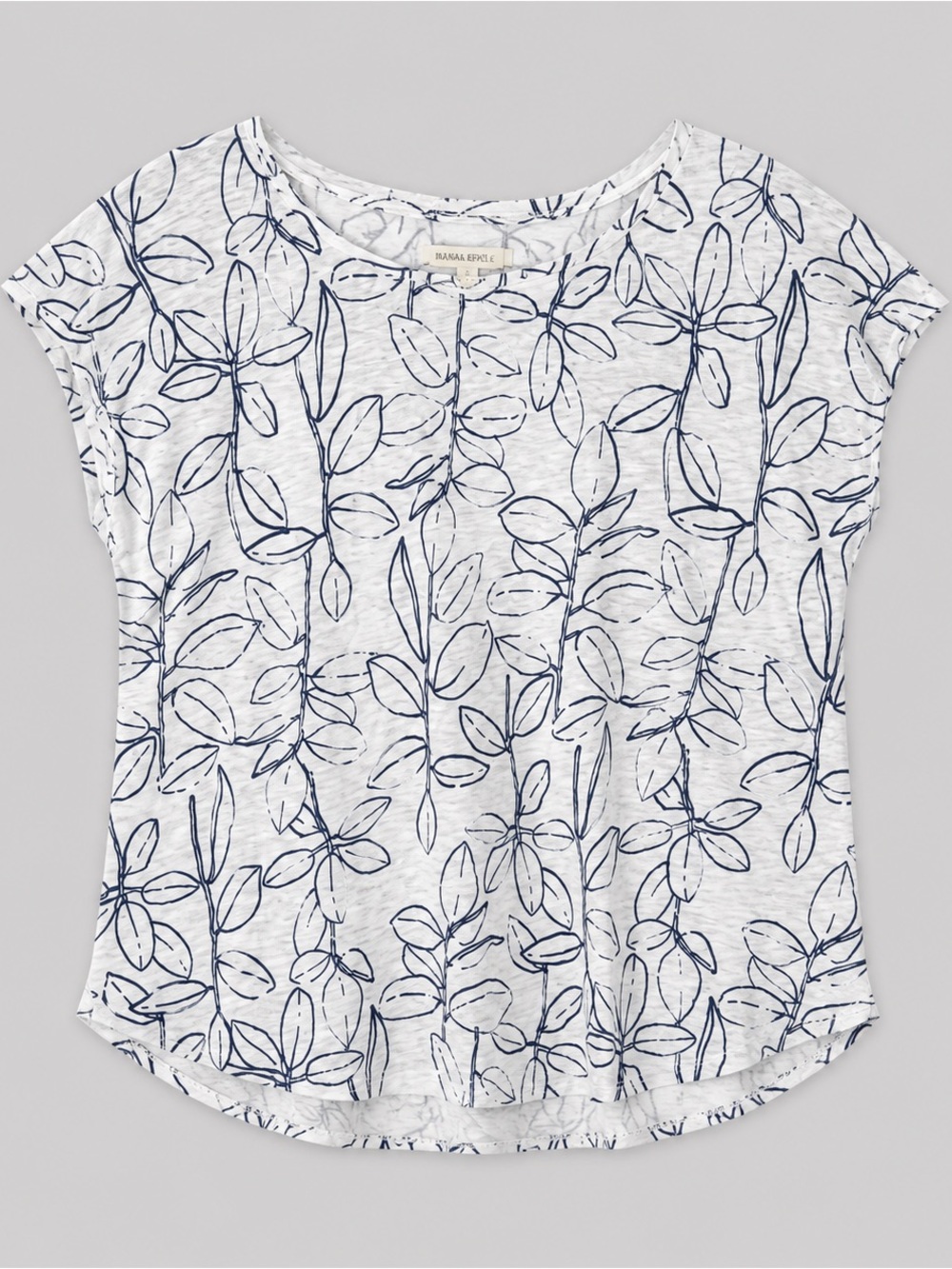 Cynthia Rowley 100% Linen Blouse Top Large Oversized Beachy Coastal Euro Summer